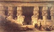 David Roberts The Temple at Dendera Sweden oil painting artist